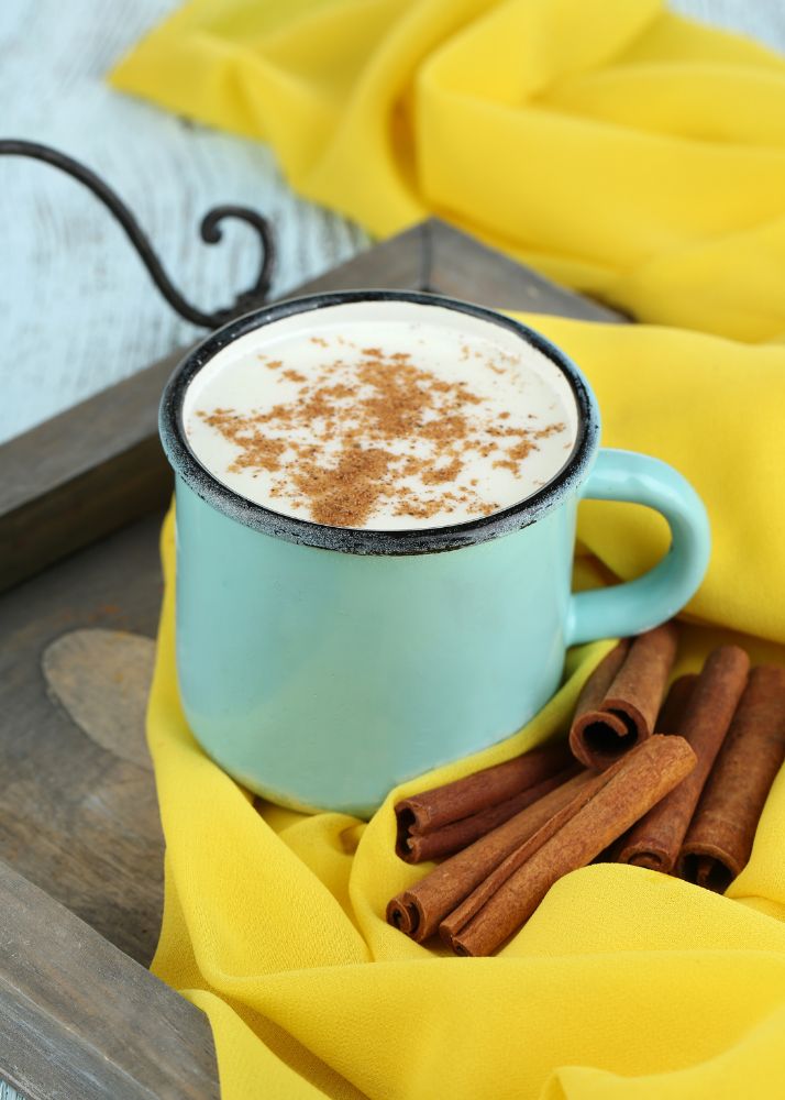 Warm drink in a mug