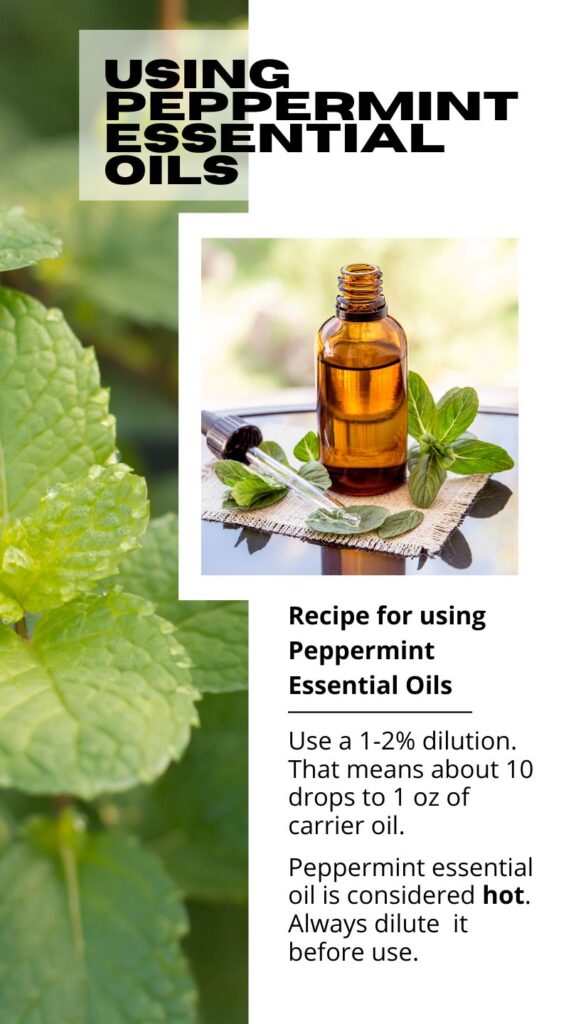 How to use peppermint essential oils.