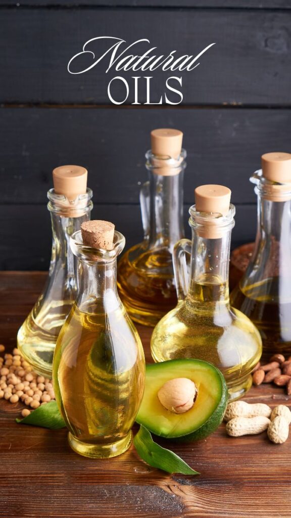 Several types of oil to make infused oil