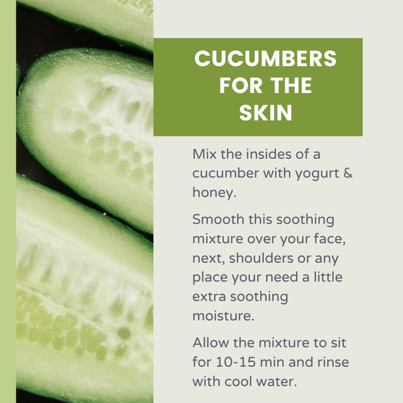 Cucumber skin recipe