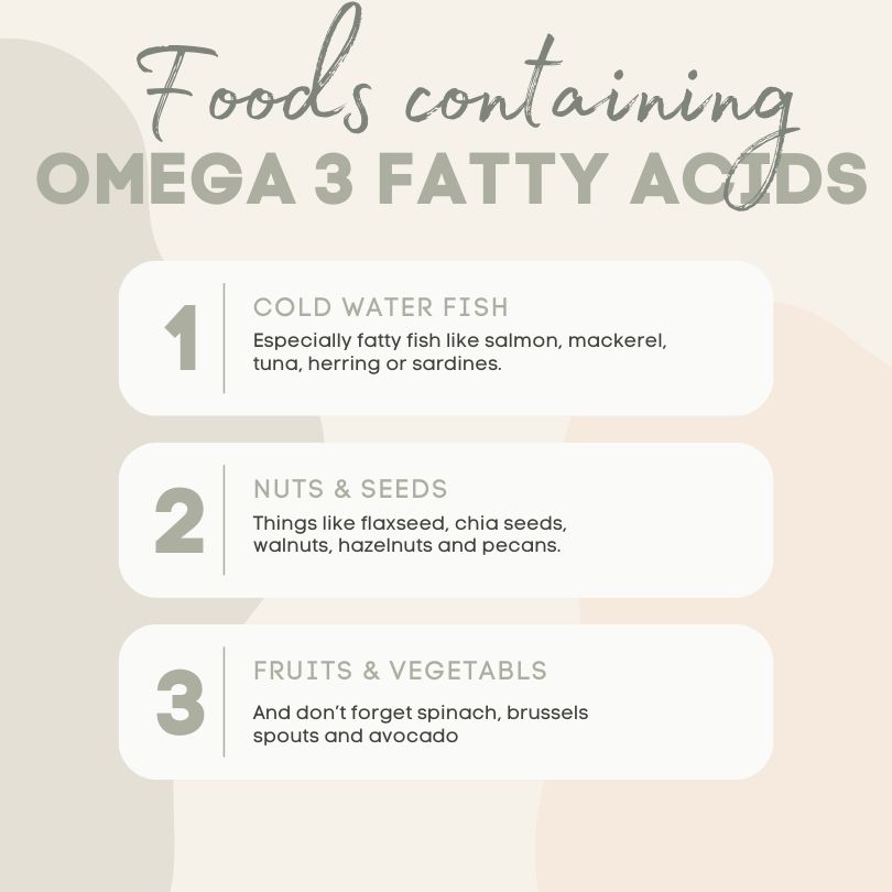 foods containing omega 3 fatty acids for dry skin