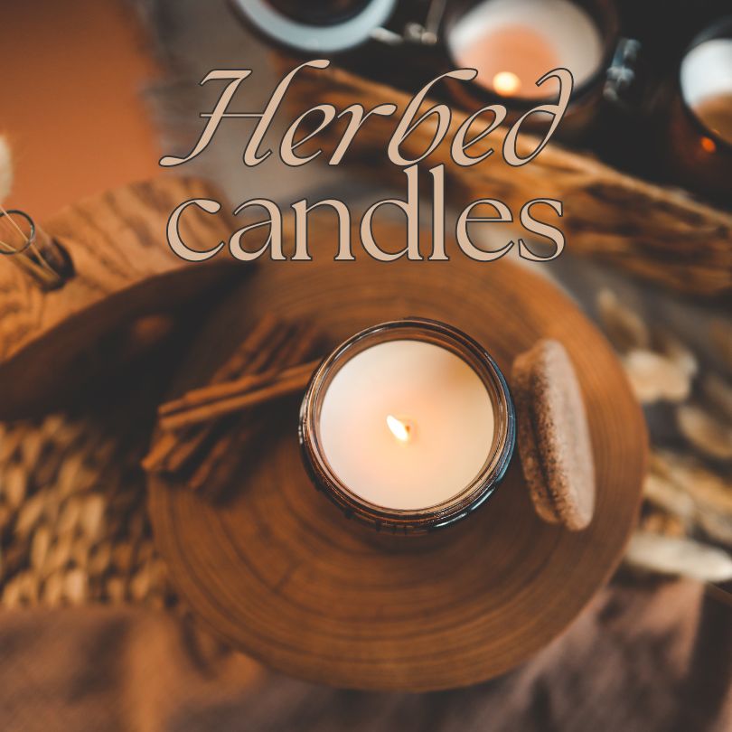 Herbed candles