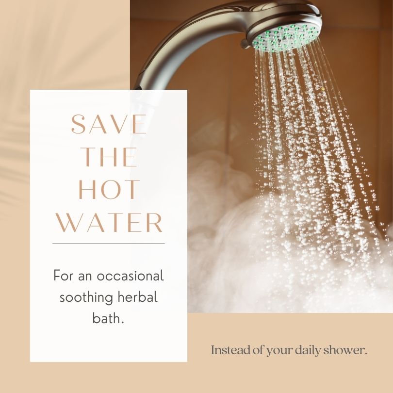 Save the hot water