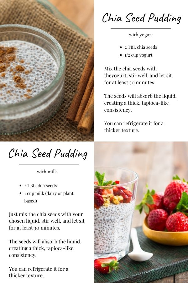 Chia Seed pudding recipes