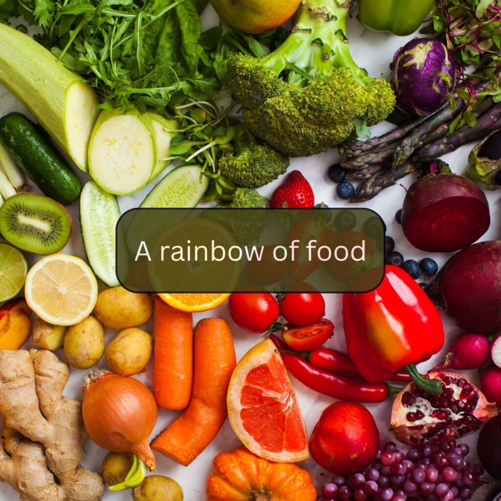 Antioxidants - rainbow of oods